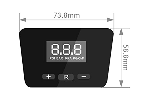 Portable Digital Tire Inflator with LED Light and Gauge