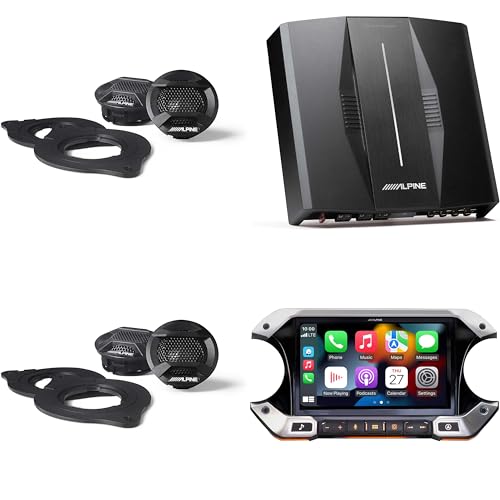 Alpine i509-WRA-JL Wrangler Hi-Res DSP Audio Bundle