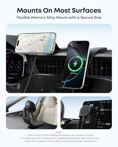 Anker Prime Nano MagSafe Wireless Car Charger Mount