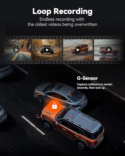 WOLFBOX G840S 12-Inch 4K Mirror Dash Cam with Backup Camera