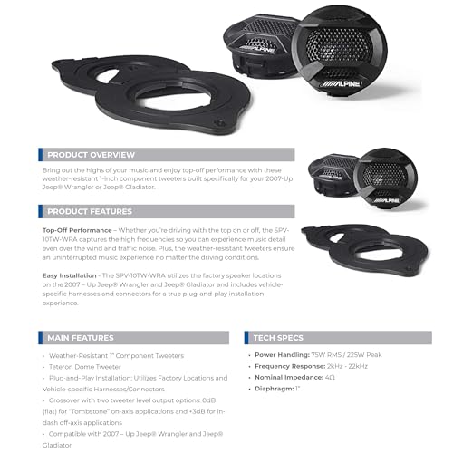 Alpine i509-WRA-JL Wrangler Hi-Res DSP Audio Bundle
