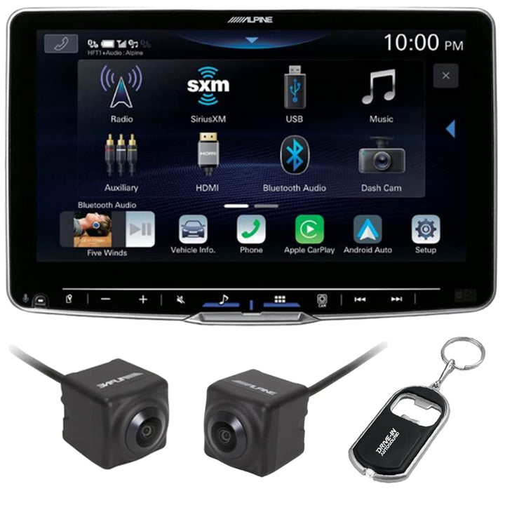 Alpine Halo9 iLX-F509 9-Inch Receiver Camera Bundle