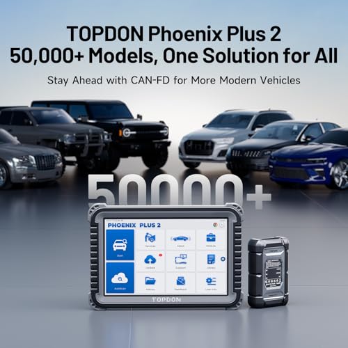 TOPDON Phoenix Plus 2 OBD2 Scanner with ECU Coding