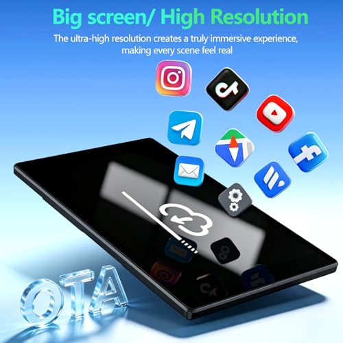 9-Inch Wireless CarPlay Android Auto Screen with Camera