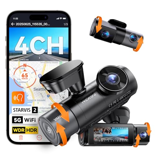 Vantrue N5S 4-Channel 360° Dash Cam with STARVIS 2