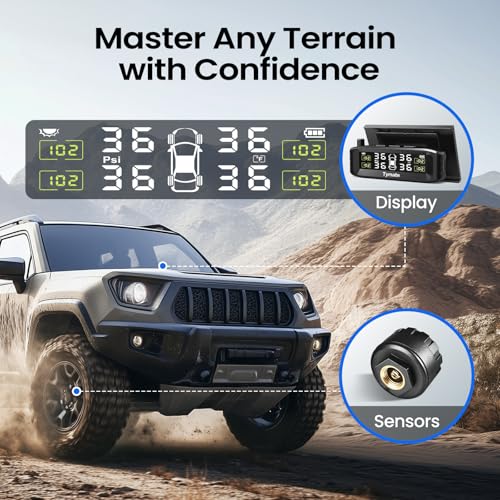 Tymate TM8 Solar Wireless TPMS with 4 Sensors