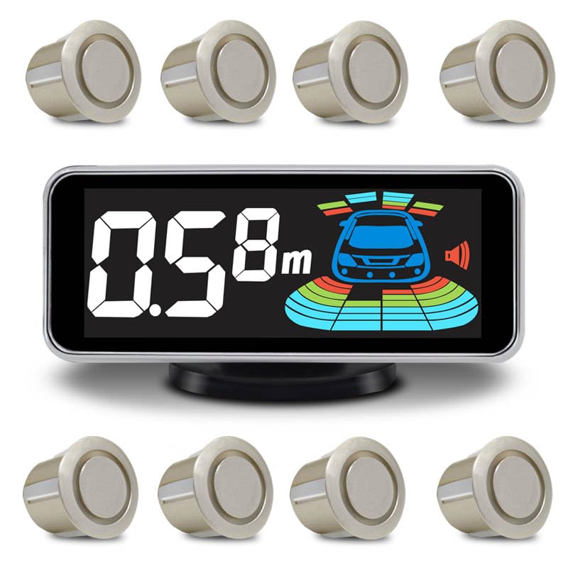 ELSNU Reverse Parking Radar System with 8 Sensors