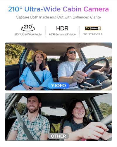 VIOFO A329S 3-Channel 4K Dash Cam with 512GB Card