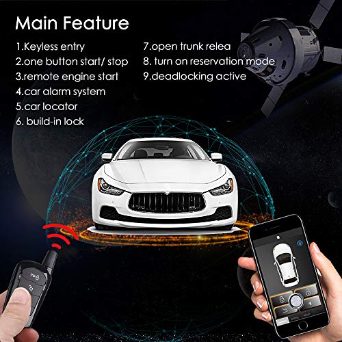 Universal Remote Engine Start and Keyless Entry Kit