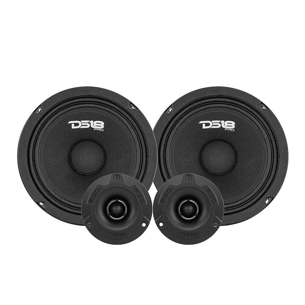 DS18 PRO-X6.4BMPK 6.5-Inch Speaker and Tweeter Package