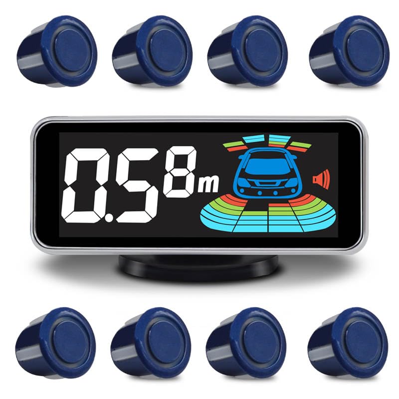 ELSNU Reverse Parking Radar System with 8 Sensors