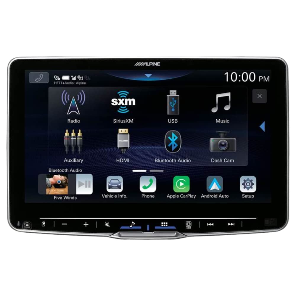 Alpine Halo9 iLX-F509 9-Inch Receiver Camera Bundle