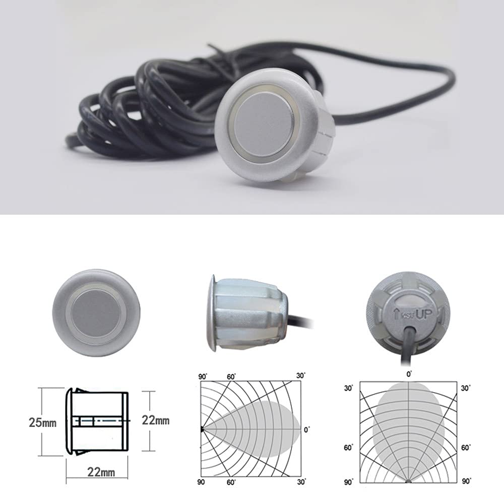 ELSNU Reverse Parking Radar System with 8 Sensors