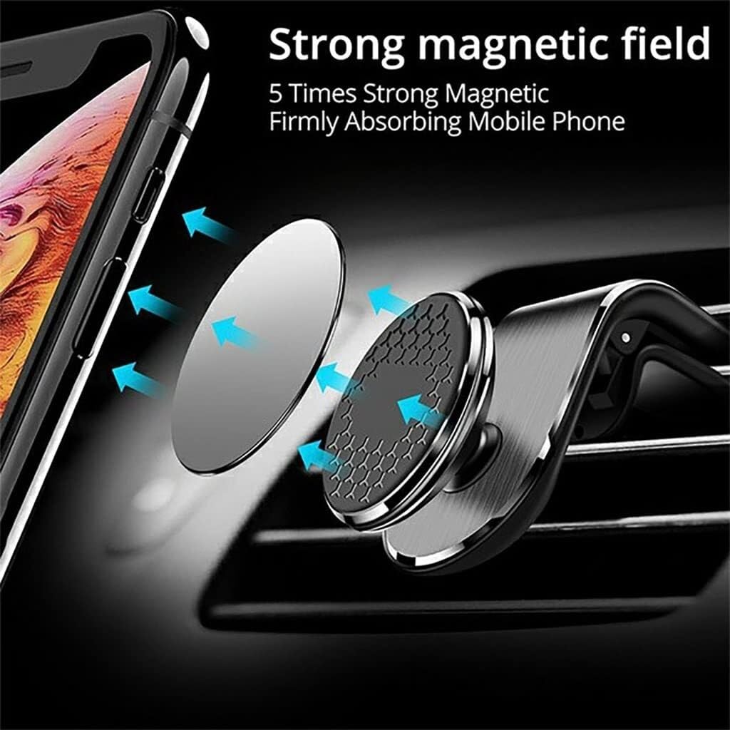 Magnetic Air Vent Phone Holder with 360° Rotation