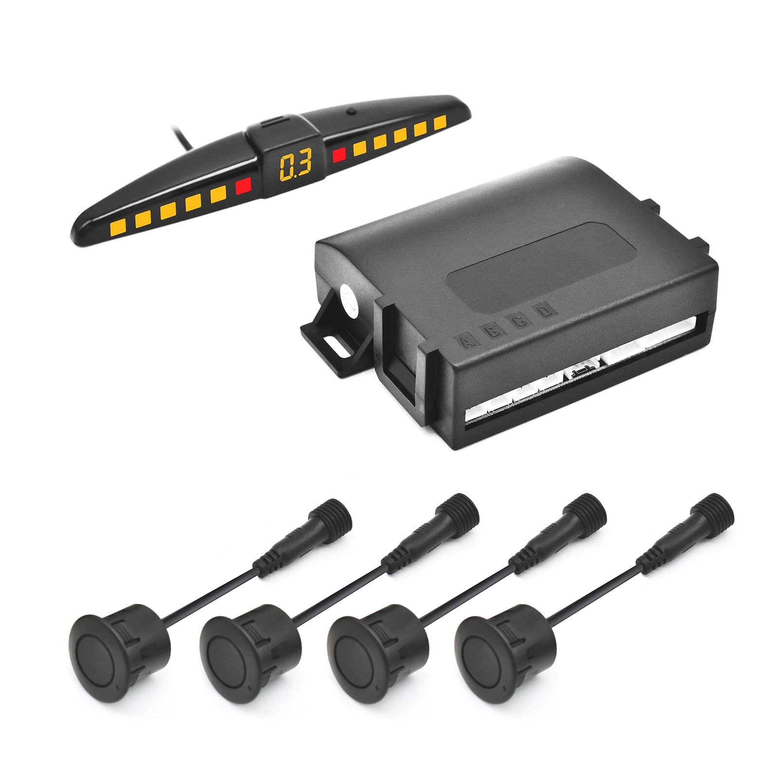 Promata PS01 4-Sensor Front Parking Kit with Buzzer