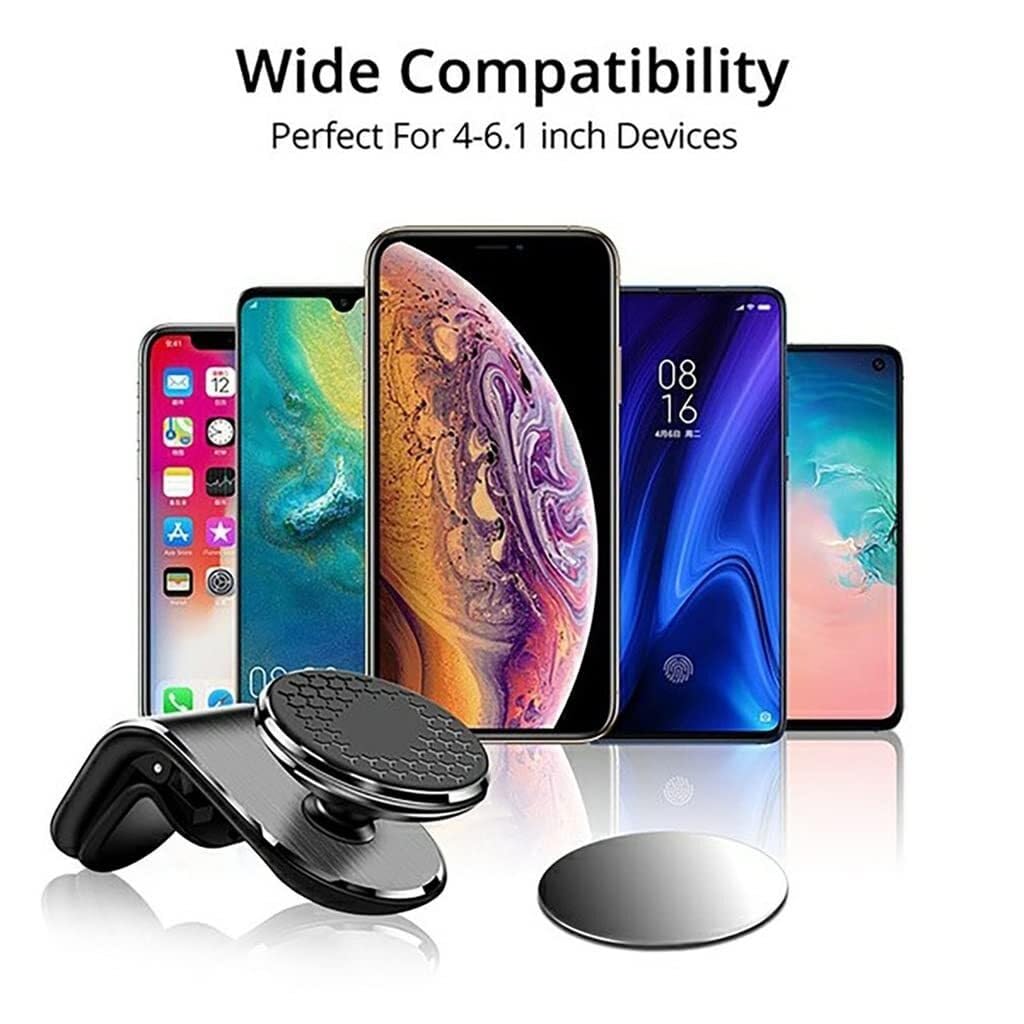Magnetic Air Vent Phone Holder with 360° Rotation