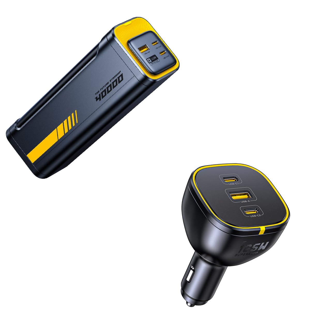 AOHI 165W Laptop Car Charger with 40000mAh Power Bank