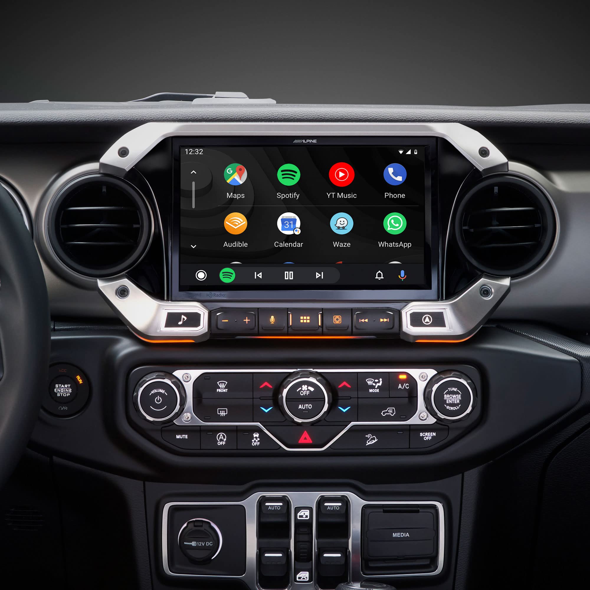 Alpine i509-WRA-JL Wrangler Premium Audio DVR Bundle