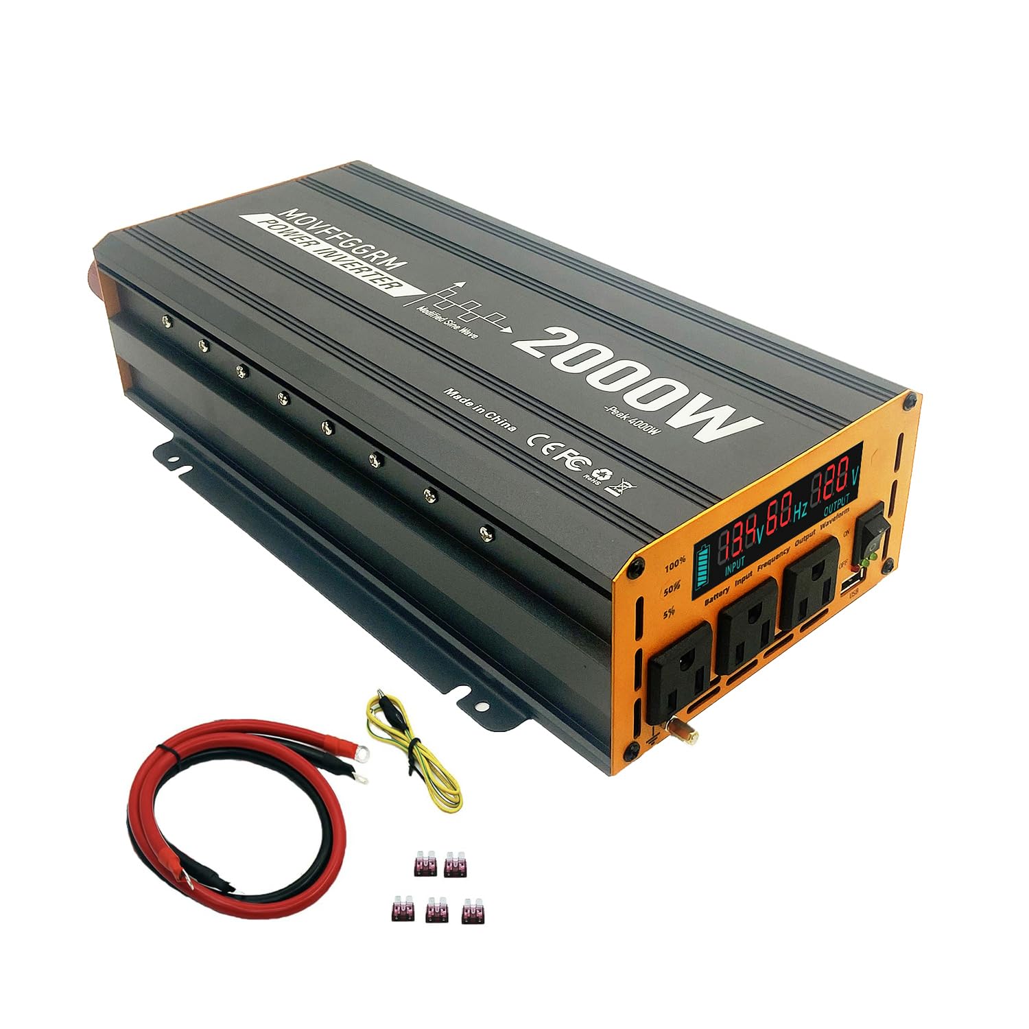 3000W Heavy Duty Power Inverter for Cars and RVs