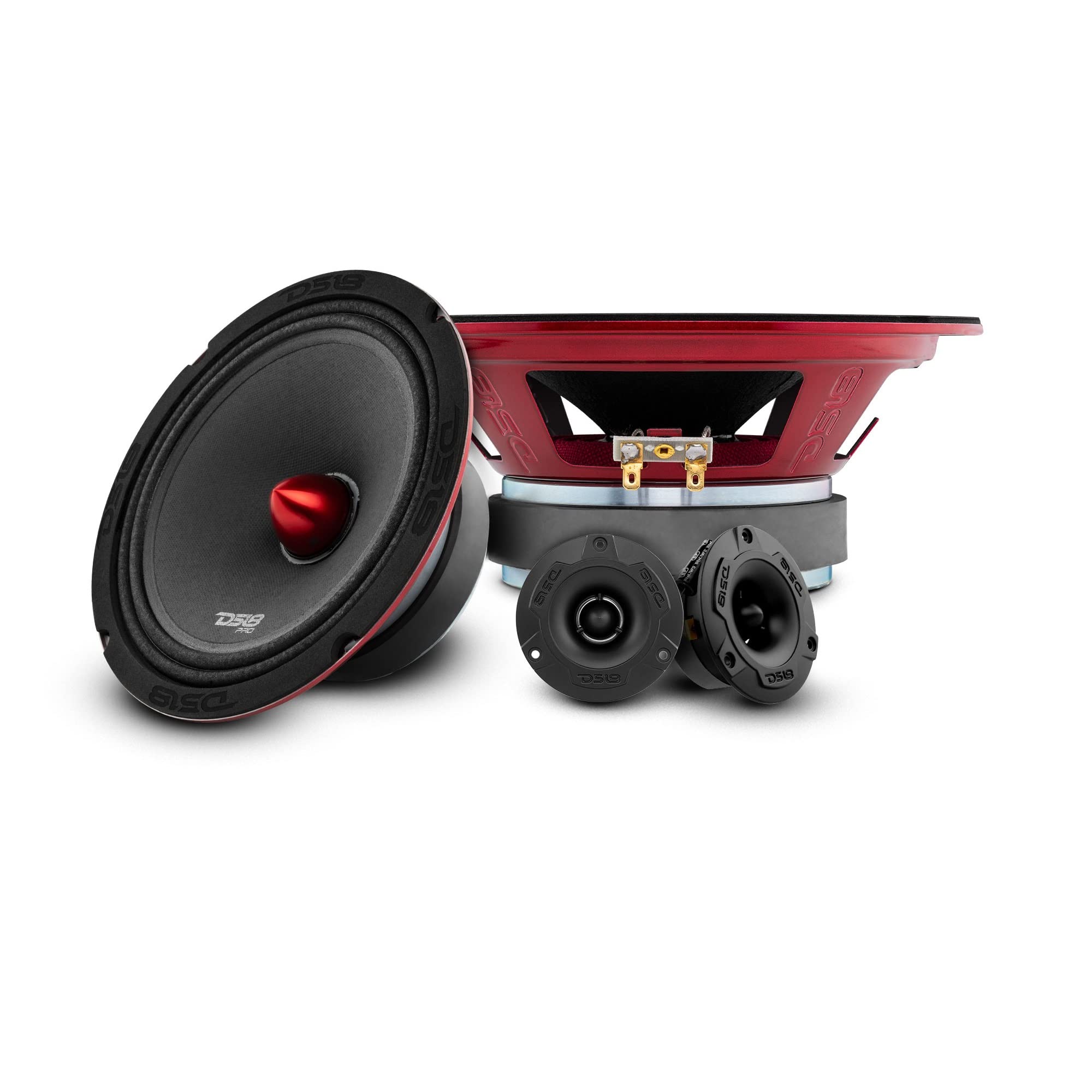 DS18 PRO-X6.4BMPK 6.5-Inch Speaker and Tweeter Package