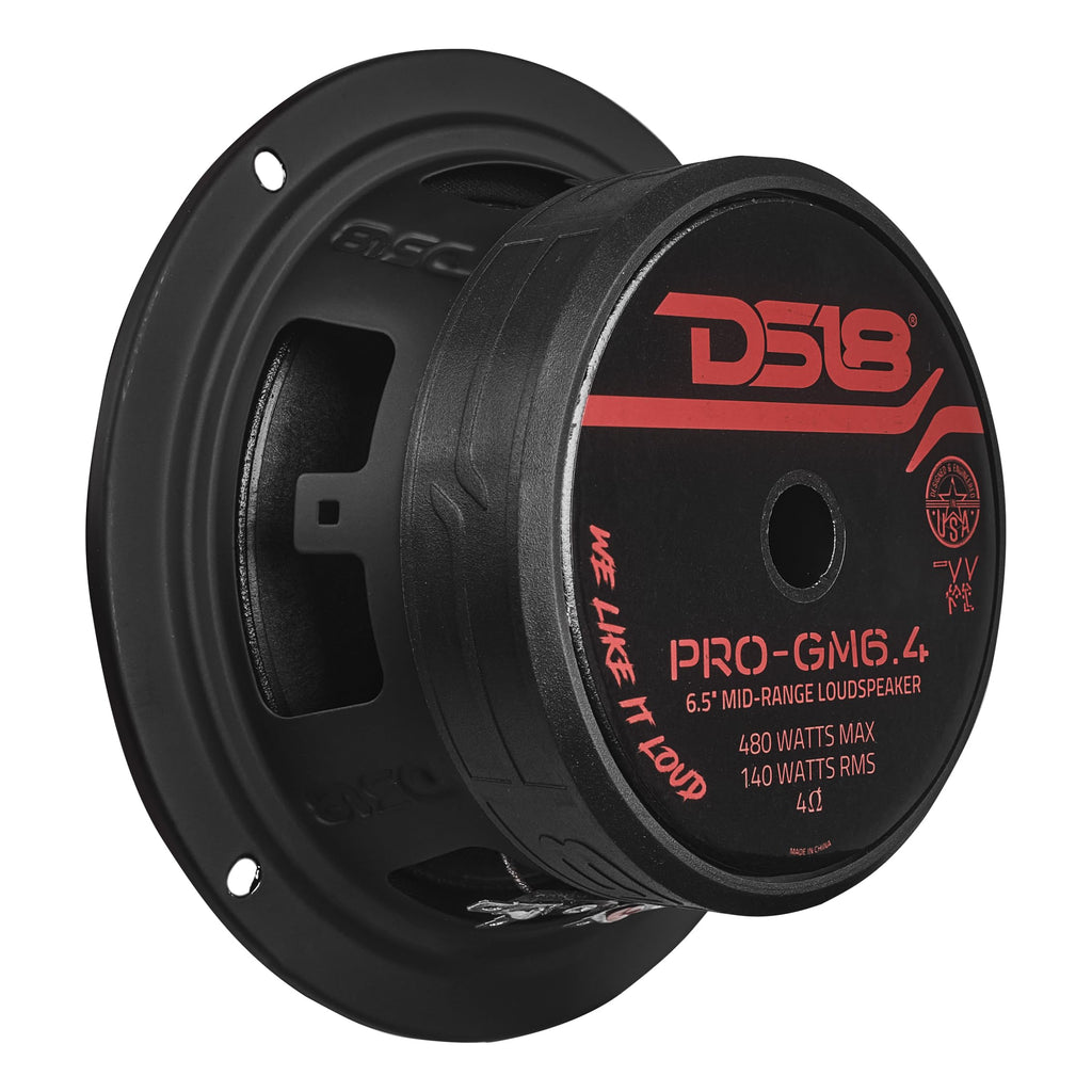 DS18 PRO-X6.4BMPK 6.5-Inch Speaker and Tweeter Package
