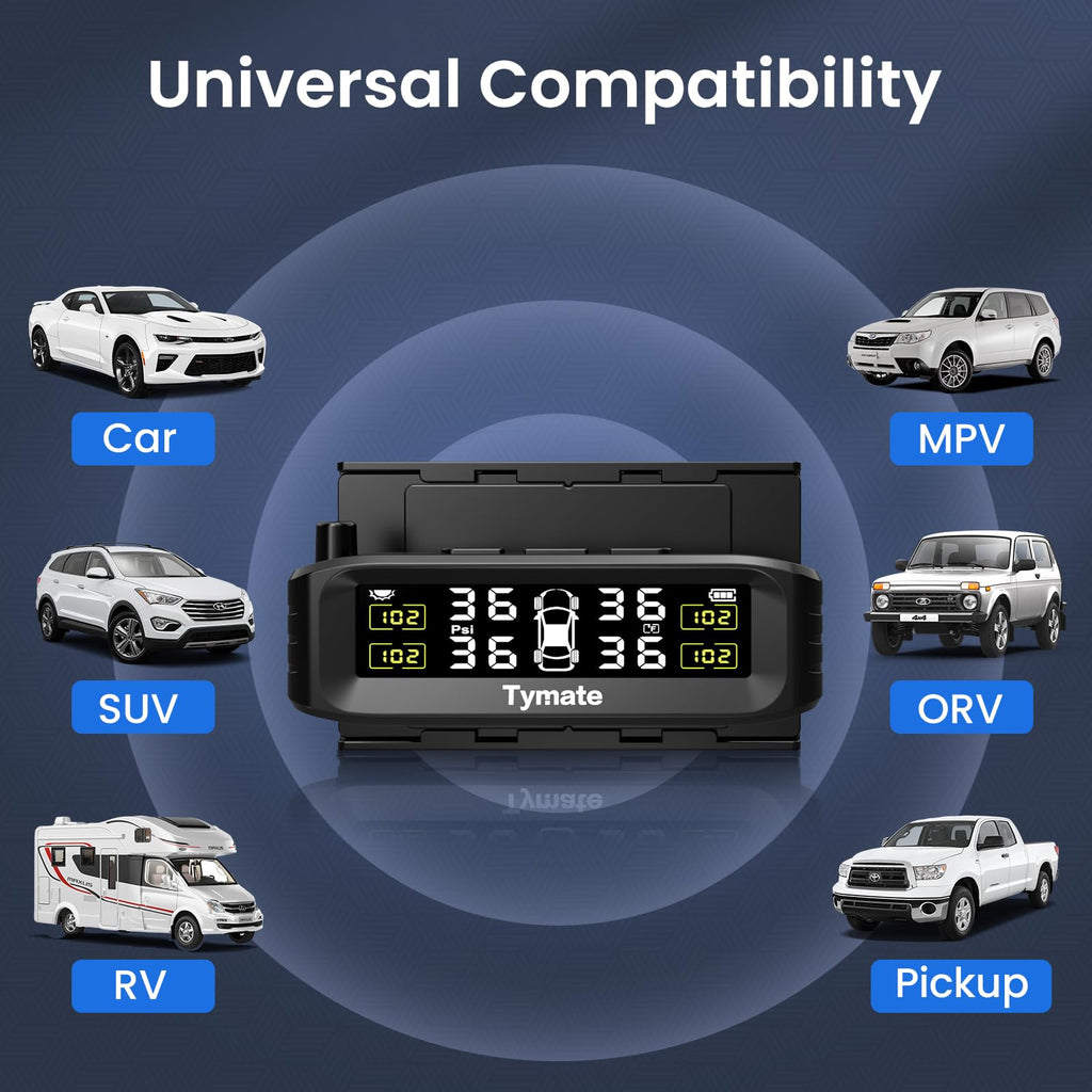 Tymate TM8 Solar Wireless TPMS with 4 Sensors
