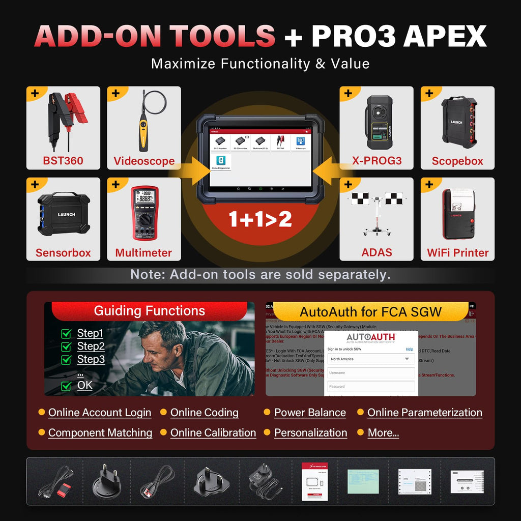 Launch X431 Professional OBD2 Diagnostic Scanner