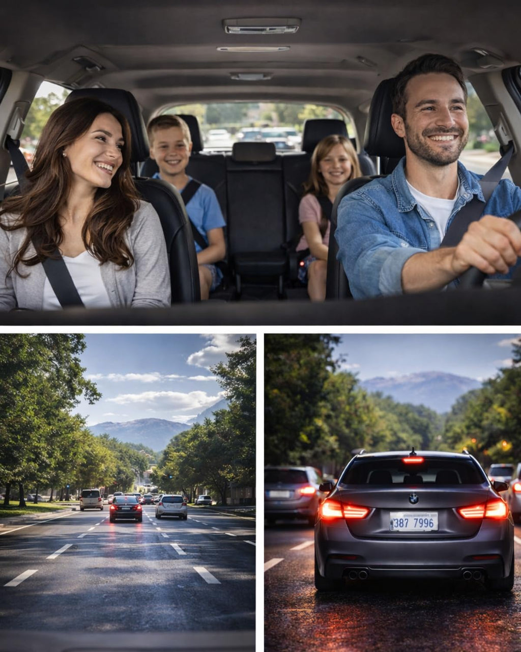 CardiVox A21 3-Channel 4K Dash Cam with GPS and ADAS