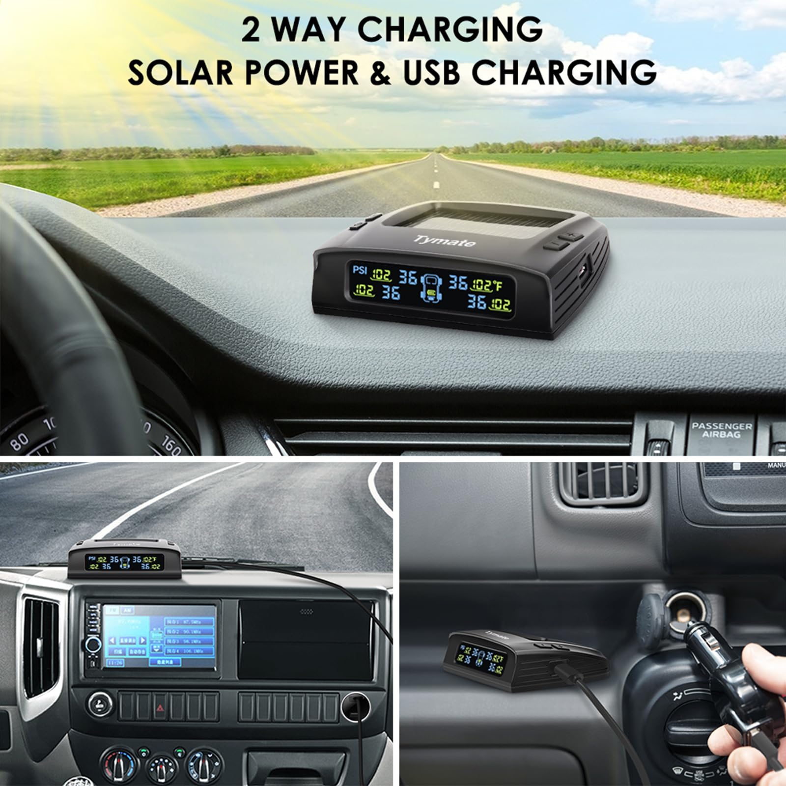 Tymate TM2 Wireless Tire Pressure Monitoring System