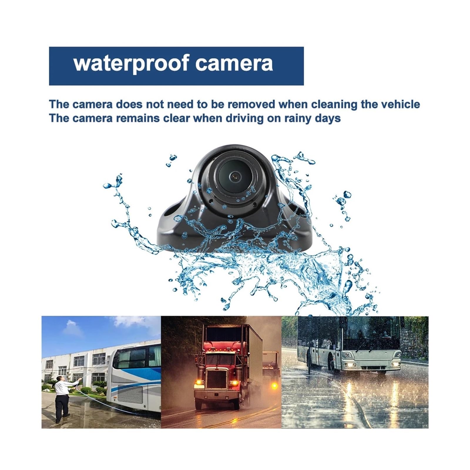 360° Bird’s Eye Surround View Camera System for Bus RV