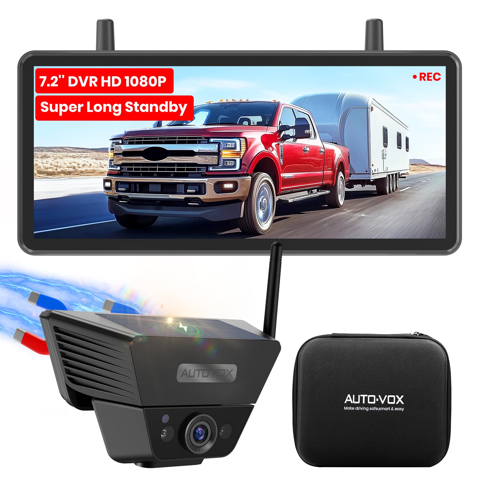 AUTO-VOX Solar 5 Magnetic Wireless Backup Camera