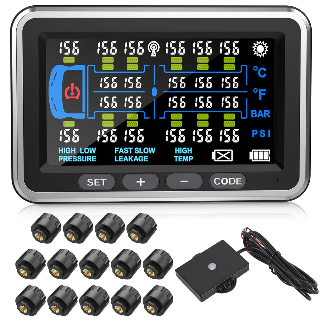 Tyona Heavy Duty Truck TPMS with 16-22 Sensors