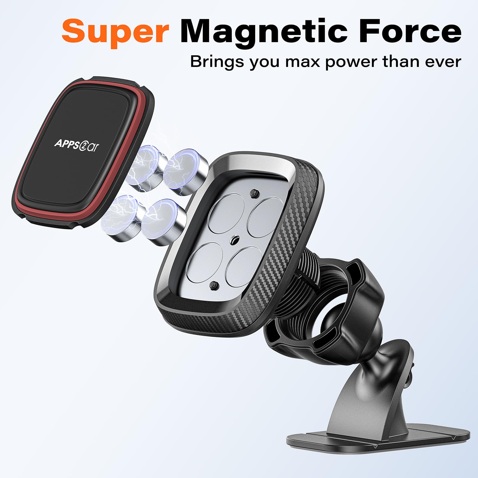 APPS2Car Magnetic Car Phone Mount for Dashboard