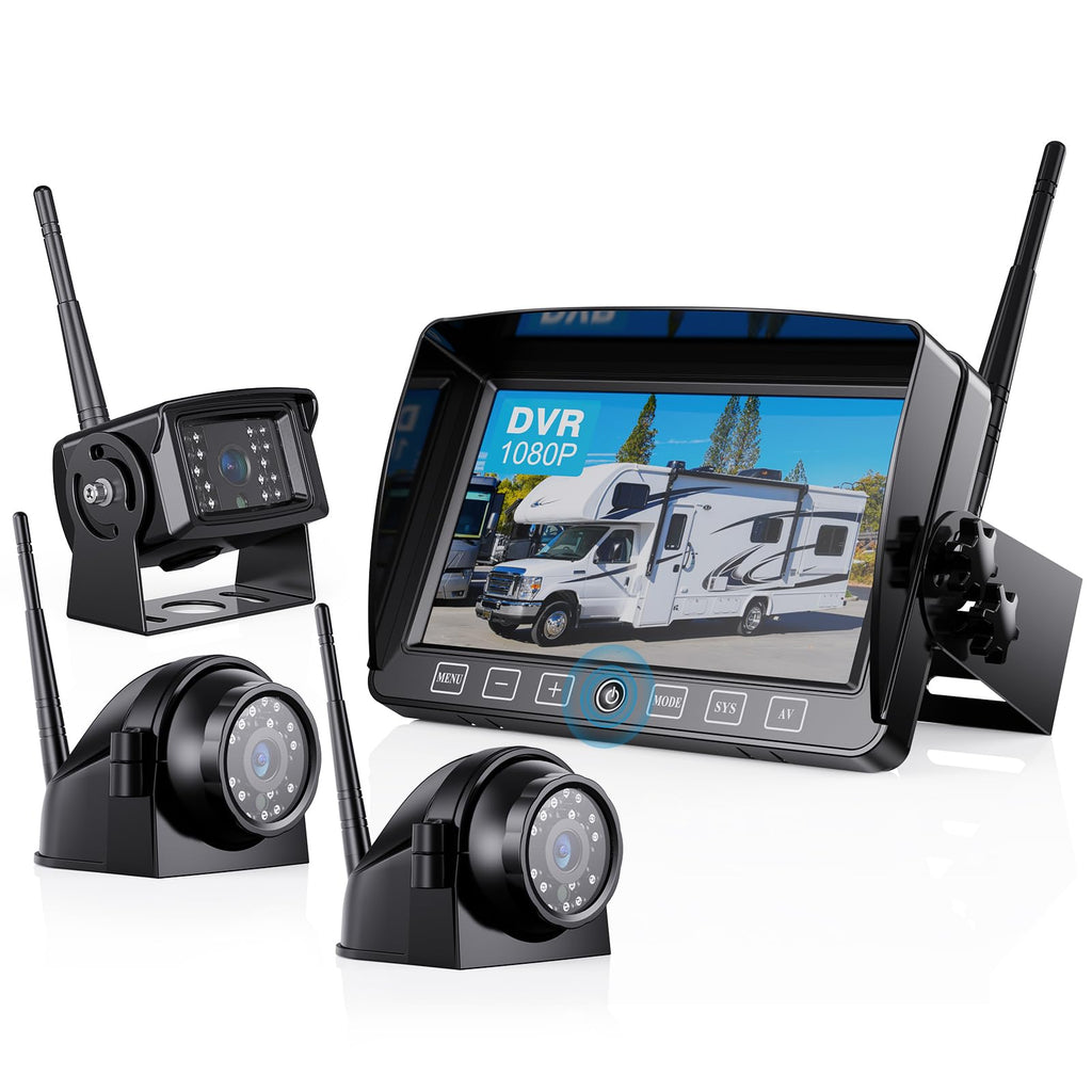 ZEROXCLUB Backup Camera Kit for Cars and Trucks