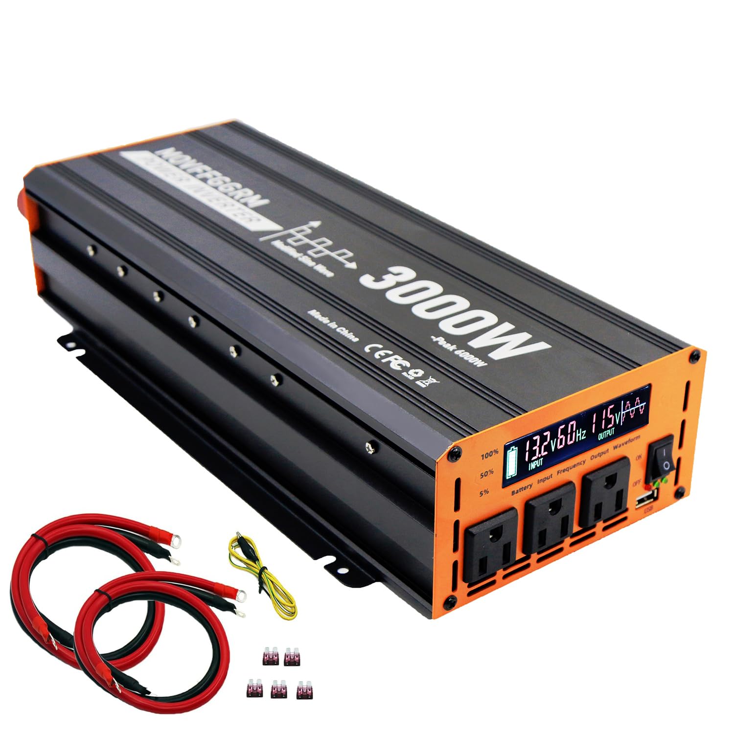 3000W Heavy Duty Power Inverter for Cars and RVs
