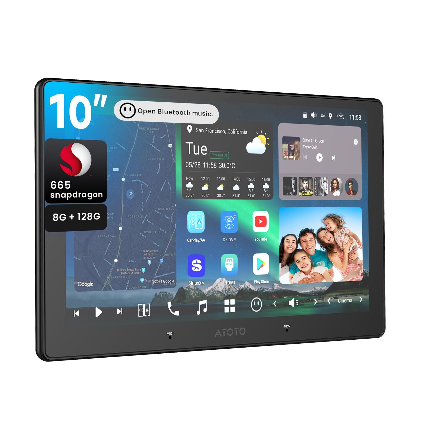 ATOTOZONE X10 AI Android Touchscreen Car Stereo
