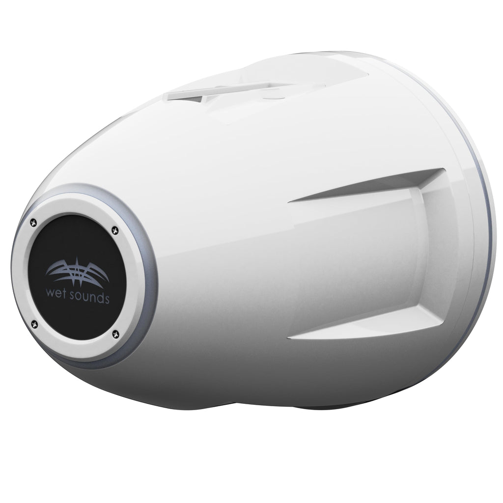 Wet Sounds REV 12-HD White Tower Speaker Amp Bundle