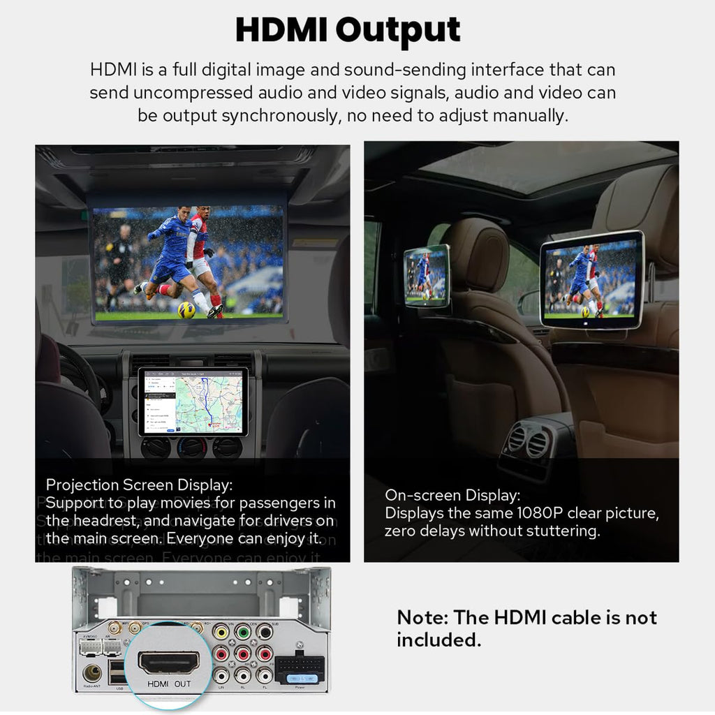 Joying 8-Inch Android 13 CarPlay Android Auto Stereo