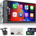 Kissound 7-Inch Wireless CarPlay Android Auto Stereo