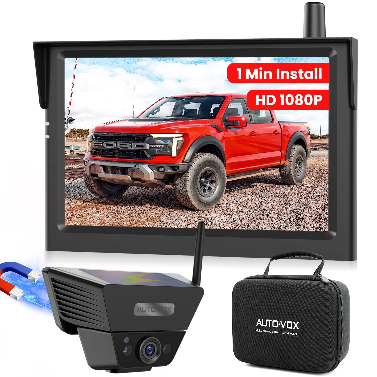 AUTO-VOX Solar 5 Magnetic Wireless Backup Camera
