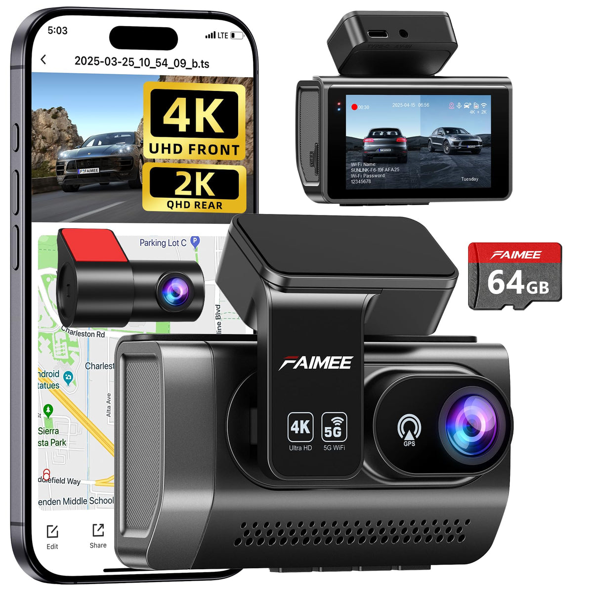 Dual & 3-Channel Dash Cameras