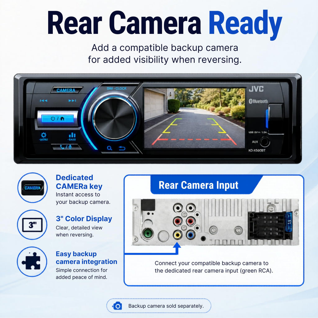JVC KD-X560BT Bluetooth Digital Media Car Receiver