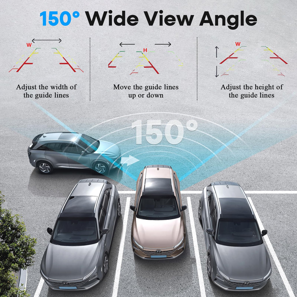 LeeKooLuu 1080P Wired Backup Camera for Cars and Trucks