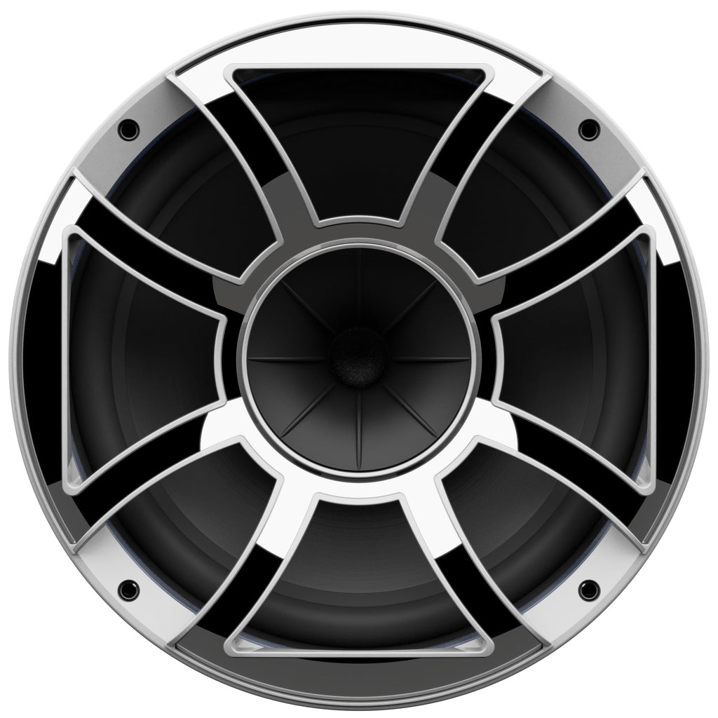 Wet Sounds REV 12-HD White Tower Speaker Amp Bundle