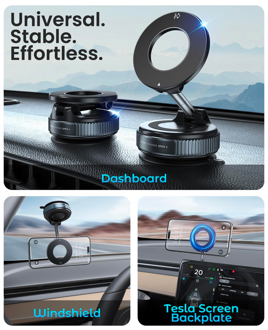 Jononser MagSafe Magnetic Suction Cup Phone Mount