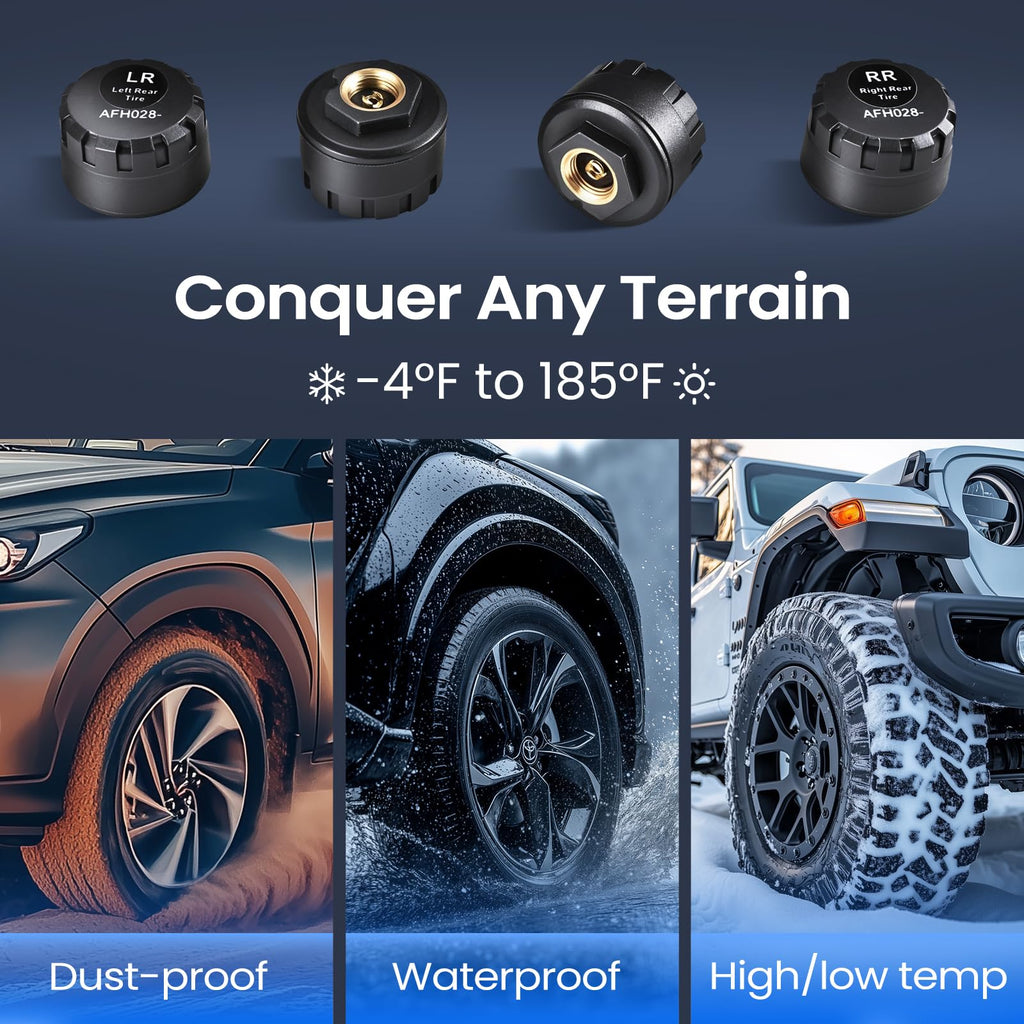 Tymate TM8 Solar Wireless TPMS with 4 Sensors