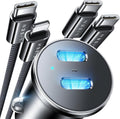LISEN 90W Dual USB-C PD Fast Car Charger Adapter
