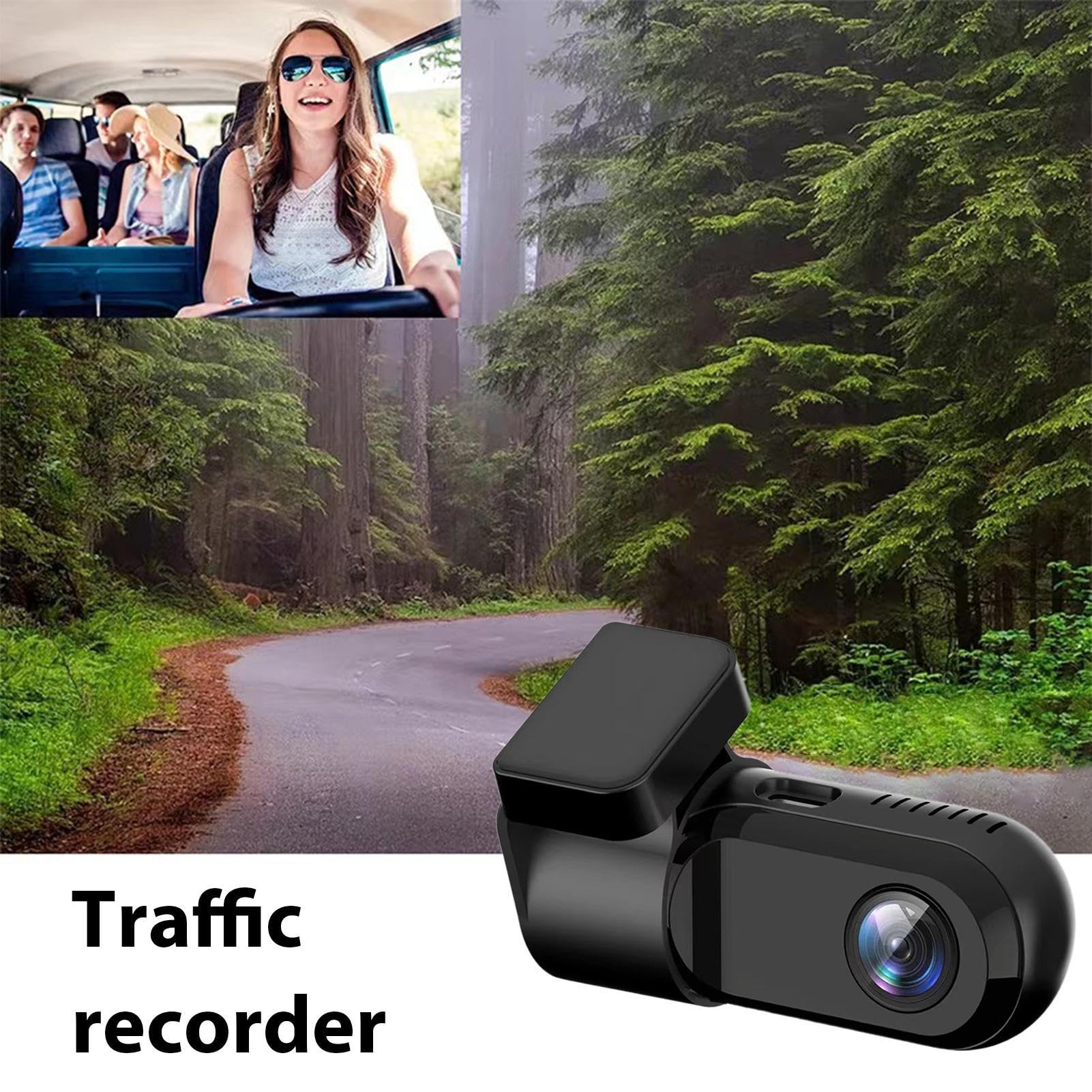Waterproof Front Dash Cam with Night Vision Recorder