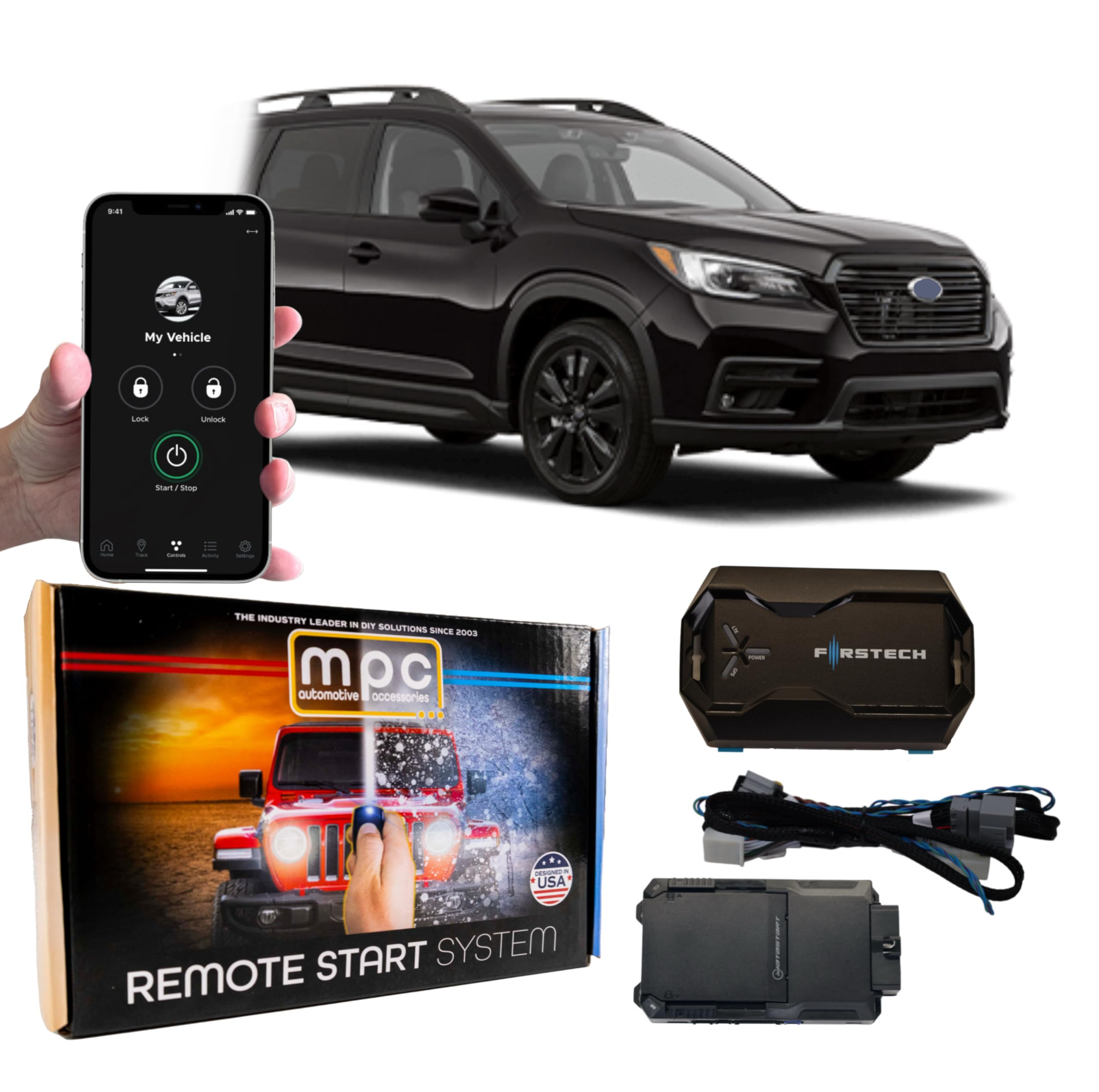 MPC Remote Start Kits Compatible with Subaru Ascent 2019-2022 - Push-to-Start - Gas