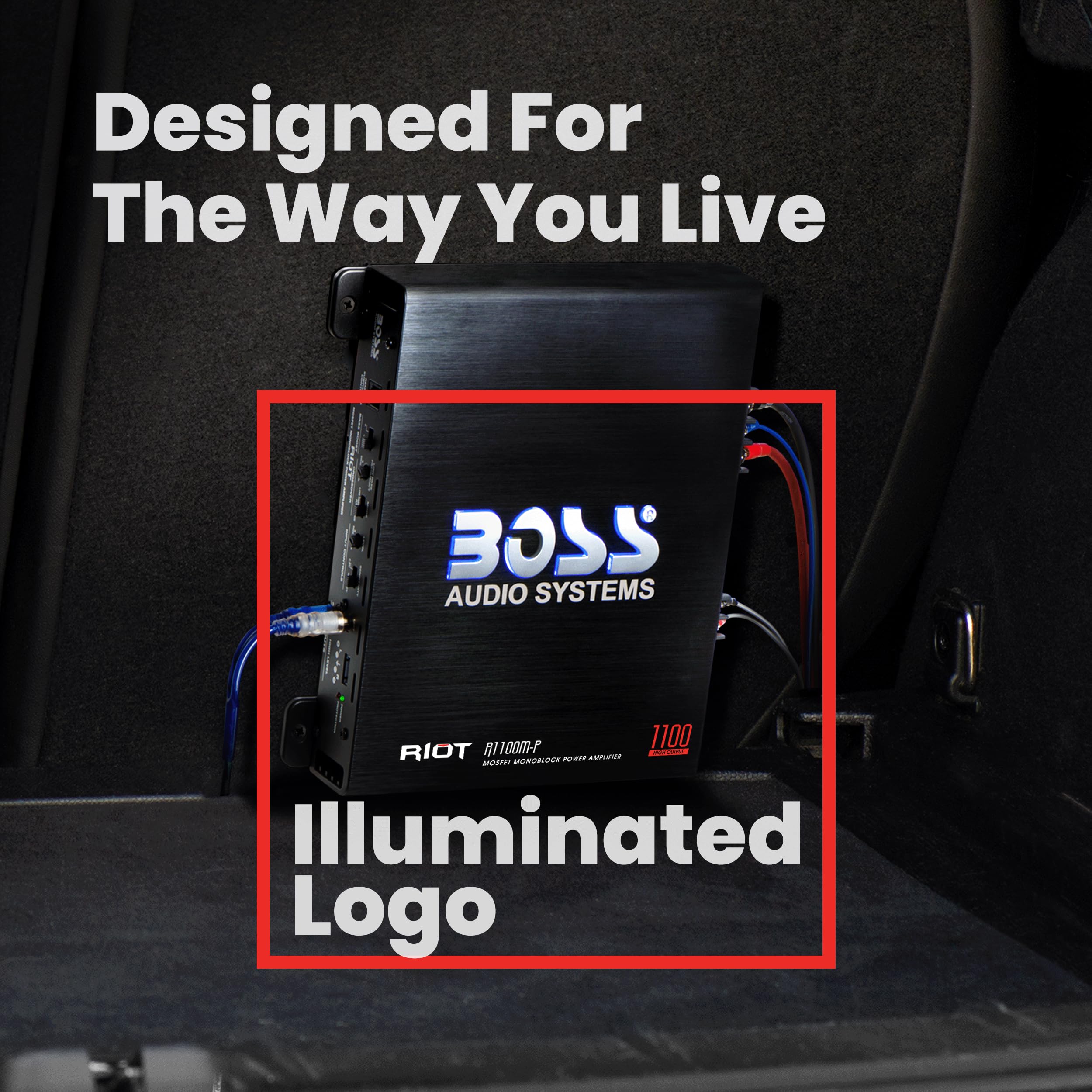 BOSS Audio Riot Series Car Subwoofer Amplifier